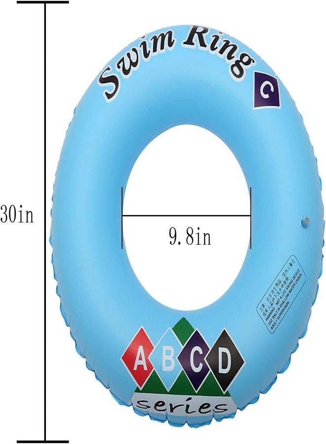 KidsZeeNie® Inflatable Swimming Rings Floater for Kids & Adult| Large Blow-Up Swim Circle Float for Summer Fun| Easy-to-Inflate Floating Tube for Pool Party, Lake, Beach (Multicolor 70 CM) - Image 2